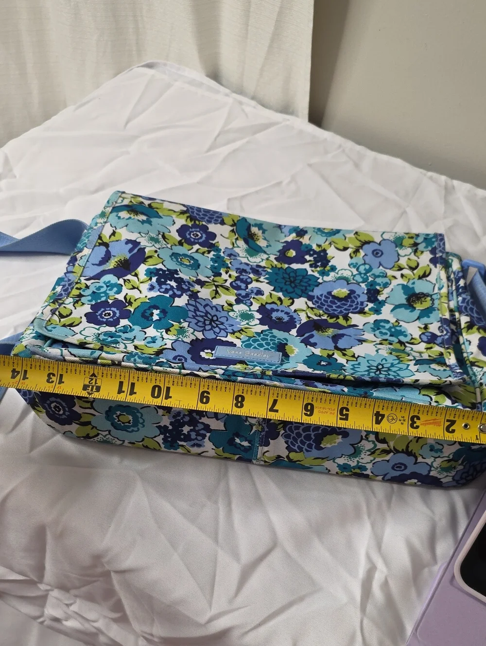 Vera Bradley‎ Blueberry Blooms Crossbody Messager Bag